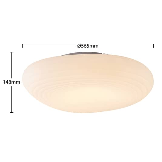 Lindby Iliyah LED-Deckenleuchte Deckenlampe Lampe Leuchte Wohnzimmerlampe Weiß