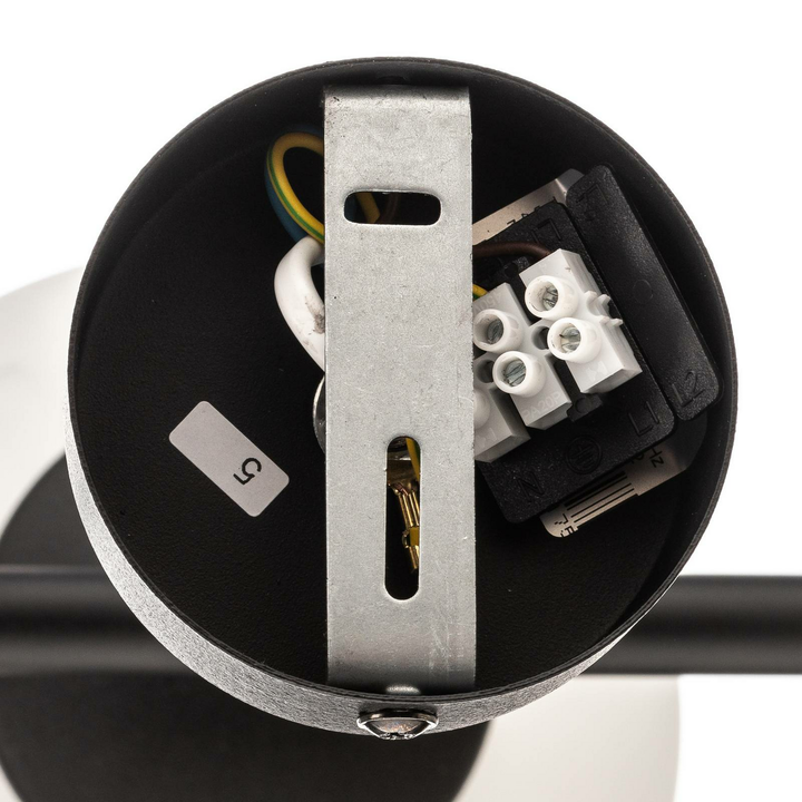 Euluna Deckenlampe Celeste Deckenlampe Lampe dreiflammig E27 schwarz weiß
