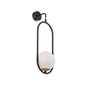B-Ware Jupiter Wandleuchte Samba Opalglas Einflammig Wandlampe Lampe Leuchte E14 S724