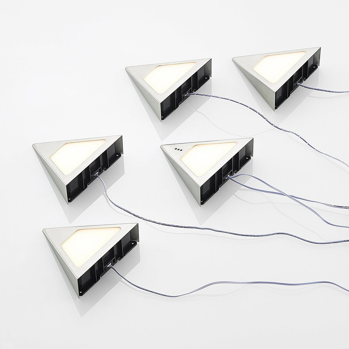 PRIOS Unterbauleuchte Lichtleiste LED Lichtband edelstahl dimmbar Bewegungsmelde - 4251096587449