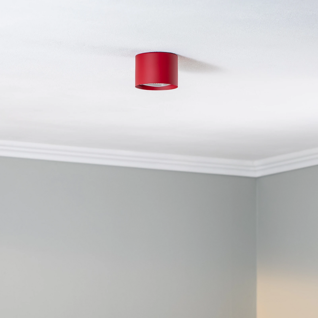 Euluna Deckenstrahler Chloe Deckenlampe Deckenleuchte Deckenlicht Deko starr rot