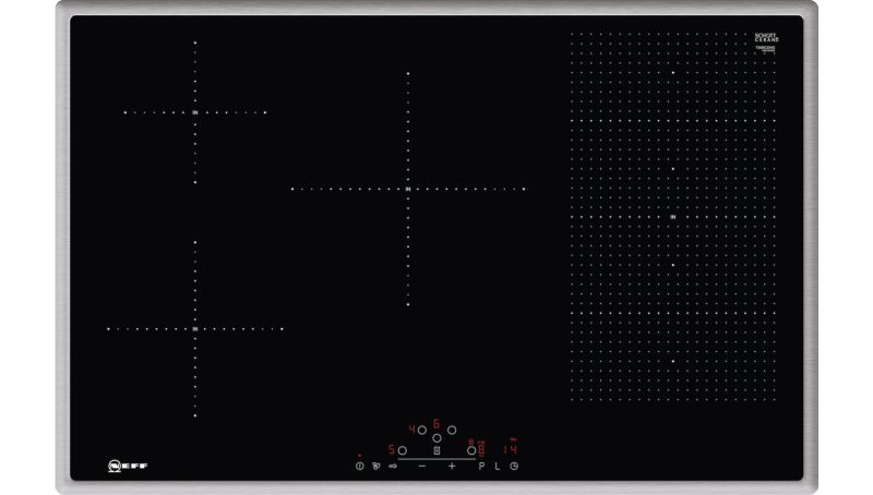 Neff N 70 Induktionskochfeld 80 cm Schwarz Autarkes Kochfeld Küchengerät Herd