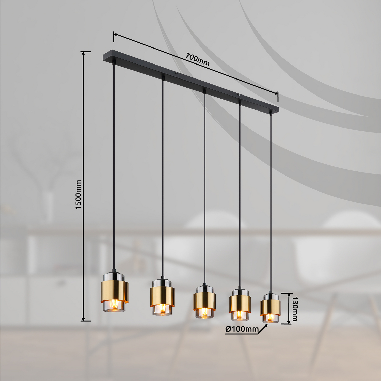 Globo Milley Hängelampe Hängeleuchte Lampe Leuchte Pendellampe Pendelleuchte909 B-Ware - 9007371457137