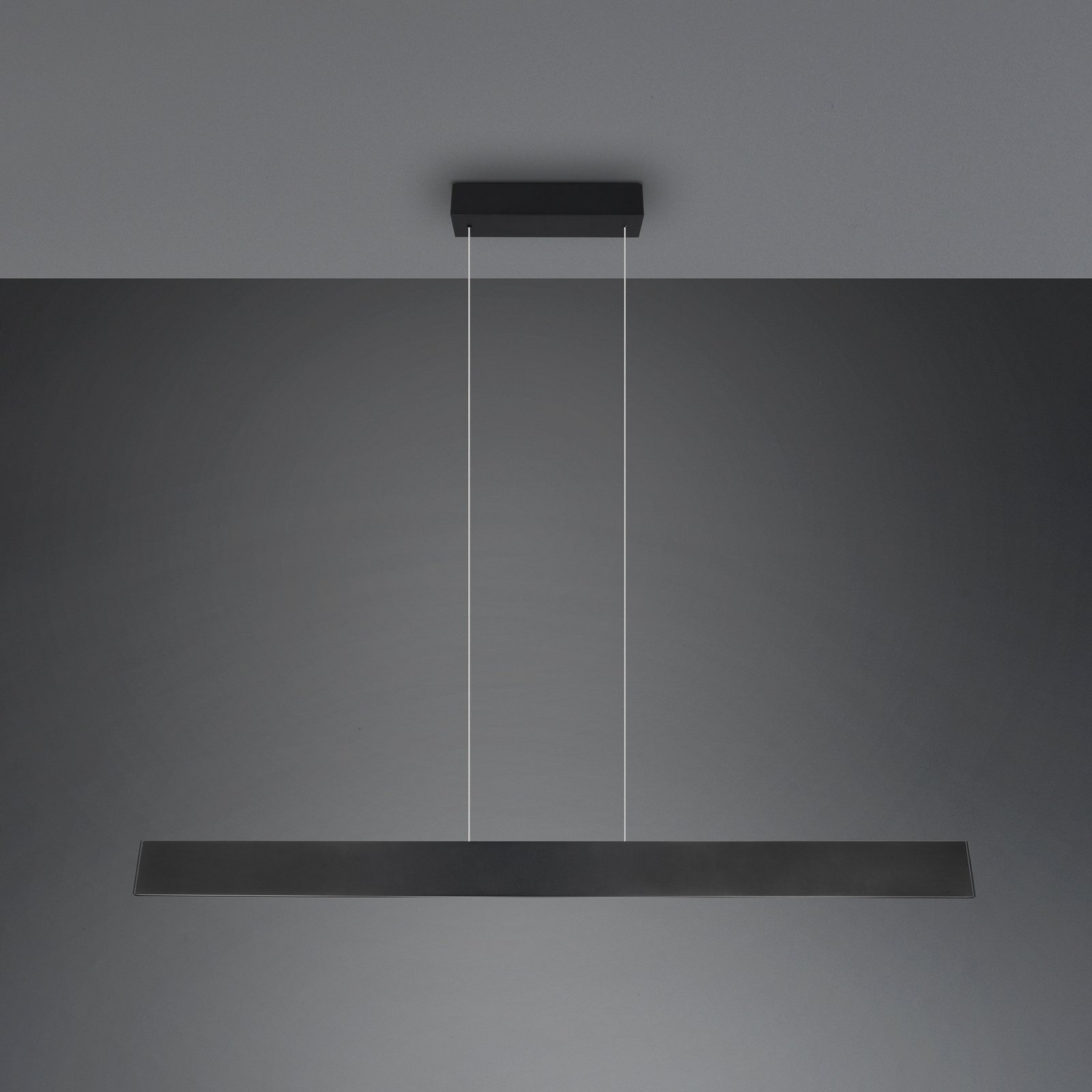 Trio Lighting Led Hängeleuchte Galway Schwarz Matt Up/Down Cct Metall Lampe B-Ware