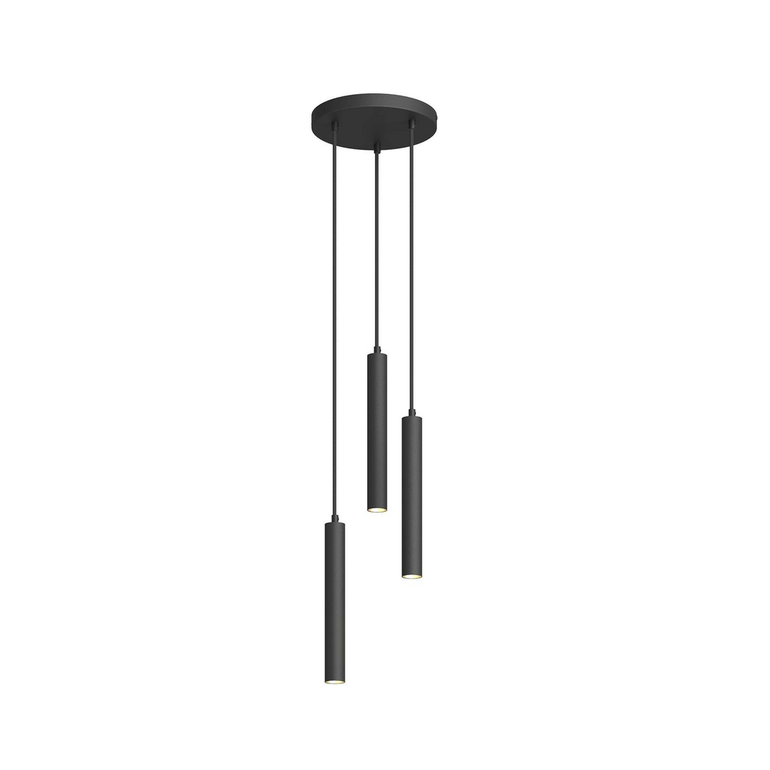 Arcchio Franka Led Pendelleuchte Pendelleuchte Lampe 3 Flammig Rund Alu Schw395 B-Ware