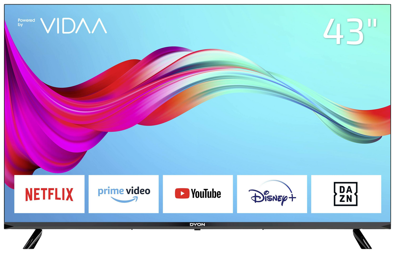B-Ware Dyon Smart Led Tv Fernseher Fernsehen Led 43 Zoll Full Hd Smart Tv Wlan Schw460