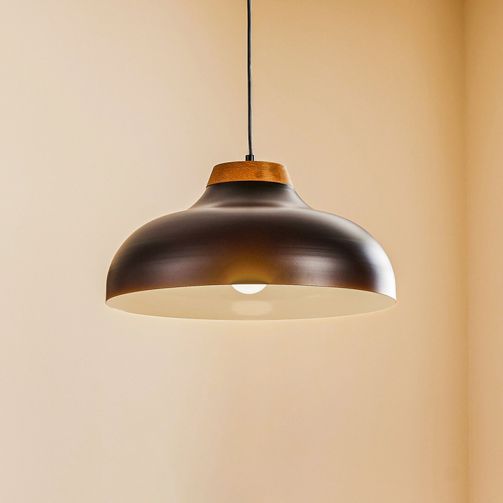 Pendelleuchte Gus Mit Metallschirm Schwarz Deckenlampe Deckenleuchte Lampe Spot B-Ware - 5907565919912