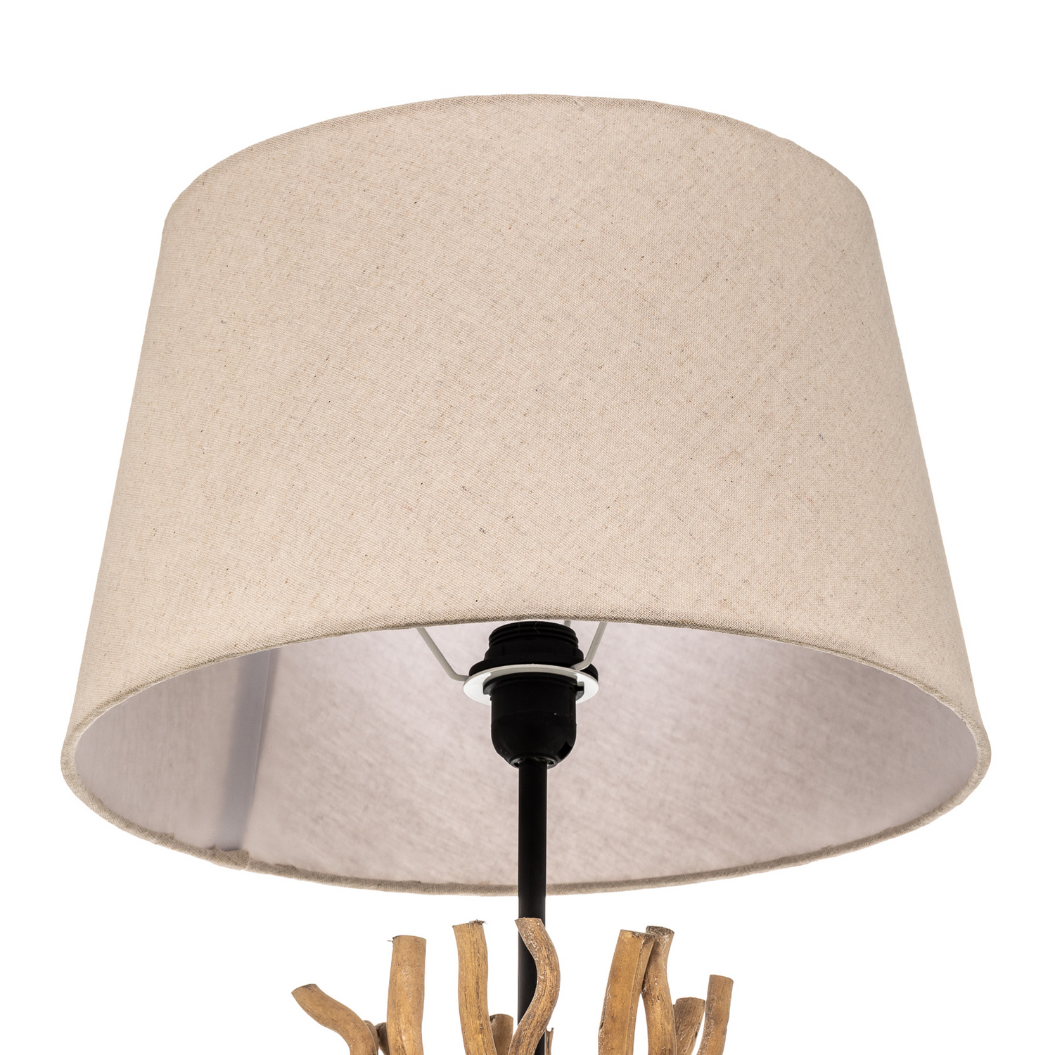 Euluna Stehleuchte Agar Stehlampe Lampe Leuchte E27 1 Flammig Stoff Holz B-Ware