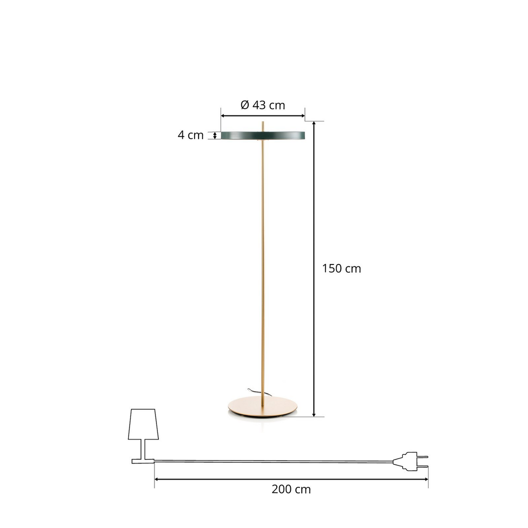 Umage Asteria LED-Stehleuchte Stehlampe Wohnzimmerlampe Lampe DEFEKTWARE