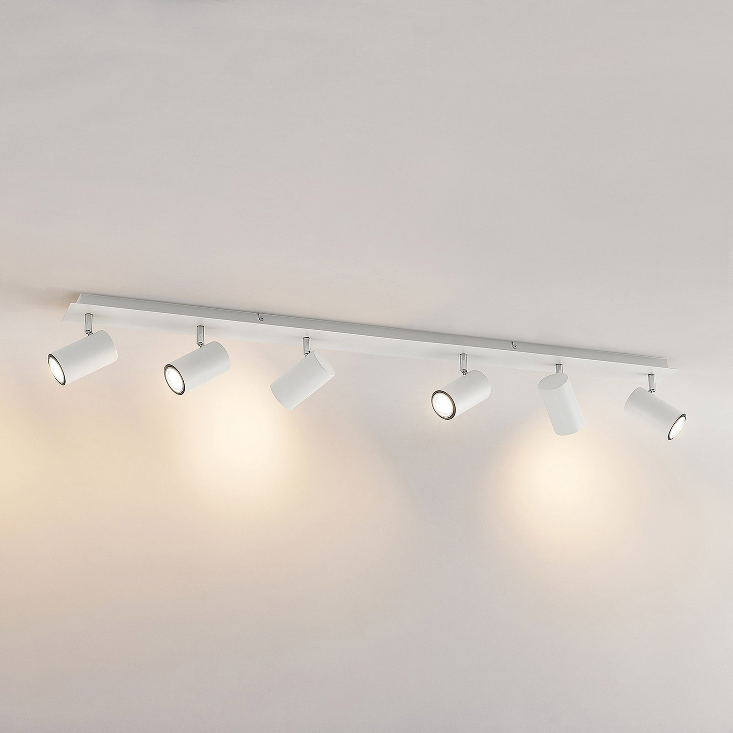 B-Ware Lindby Deckenstrahler Deckenspot Strahler Joffrey Weiß 6 Flammig Gu10 Led Lampe