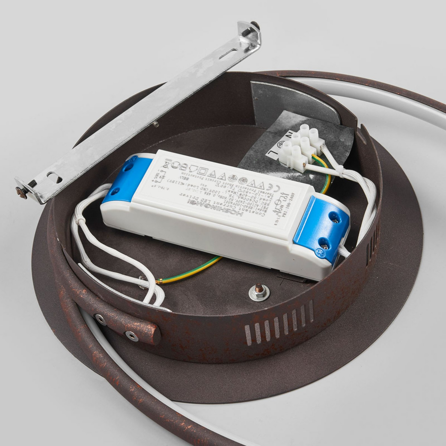 Lindby Led Deckenlampe Joline Deckenlampe Lampe Deckenlicht Led Rostbraun 74cm B-Ware - 4251096529036