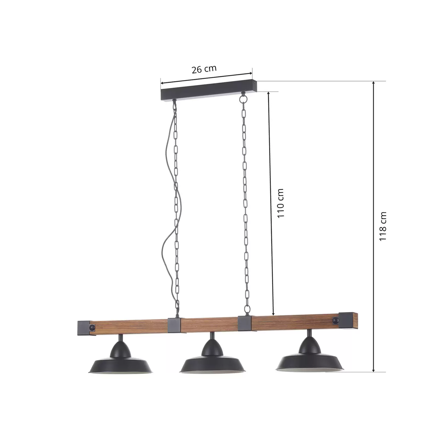 Suspension EGLO Oldbury, lampe suspendue, luminaire, lampe suspendue, lumière