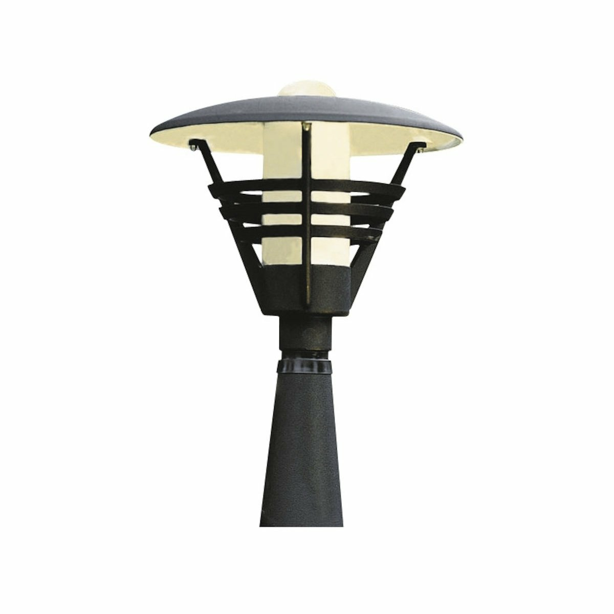 Konstsmide Gartenleuchte Gemini Sockelleuchte Außenlampe Schwarz E27 Ohne Sockel B-Ware - 7318305027503