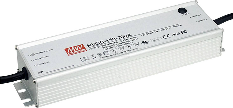 Mean Well HVGC-150-350A LED-Treiber Konstantstrom 149.8 W 0.35 A 42 - 428 V/DC d