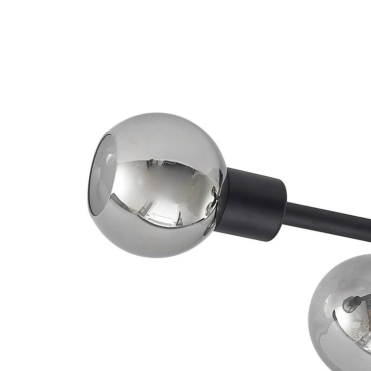 Lindby Biscala Led Deckenlampe 5 Flg. Schwarz Rauch Deckenlampe Deckenlicht 897 B-Ware