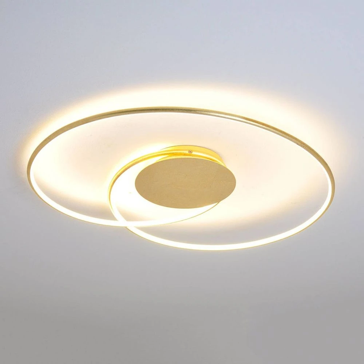Lindby LED Deckenlampe Joline Deckenlampe Lampe Leuchte LED 33w Gold O 74 cm935