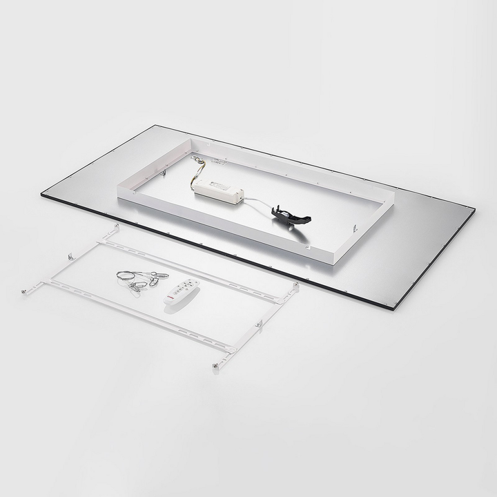 Lindby Nelios LED-Deckenlampe CCT 120 x 60 cm Deckenlampe Lampe Leuchte Decke