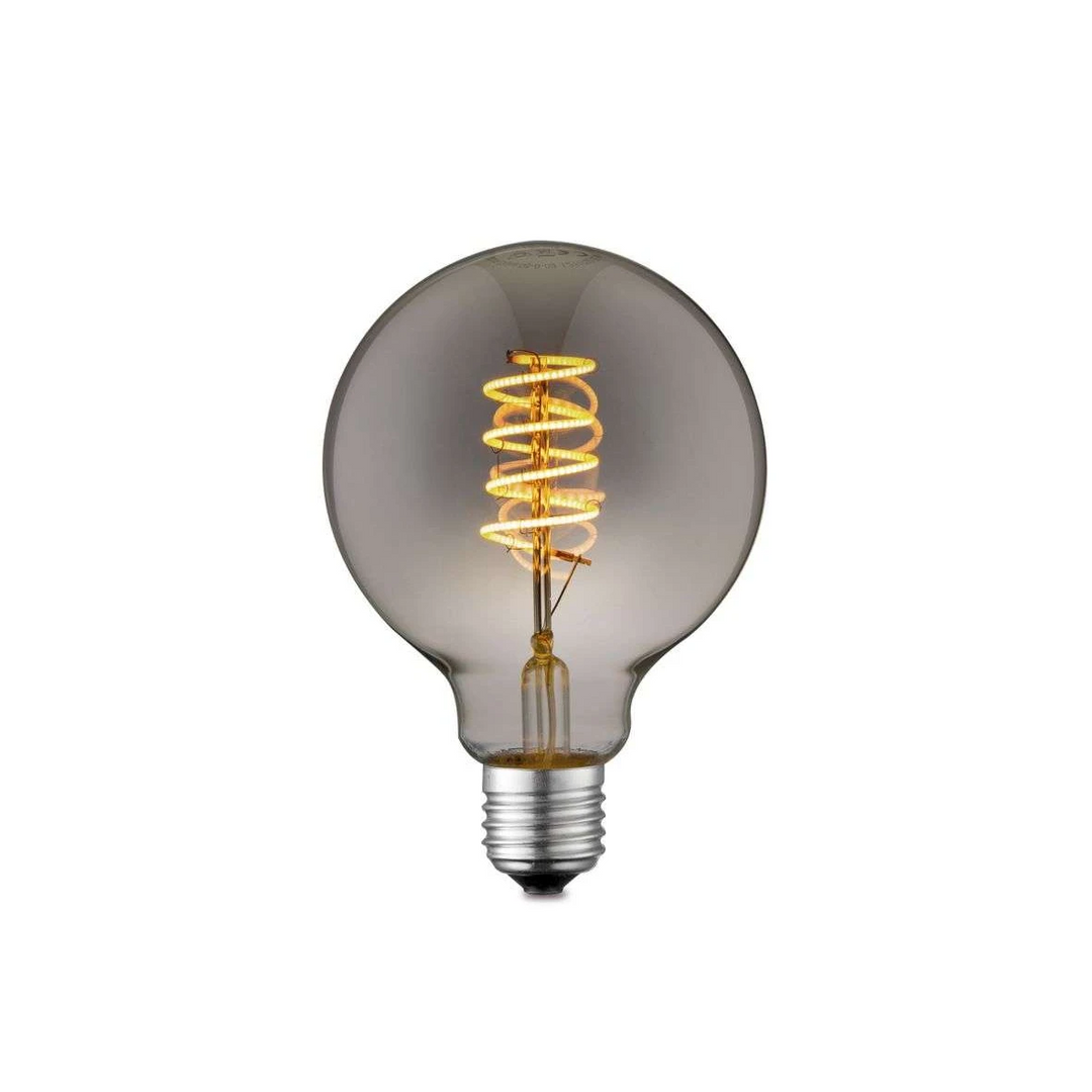 Lucande LED-Lampe E27 Leuchtmittel Leuchte Lampe LED G95 4W 1.800K 3 STÜCK