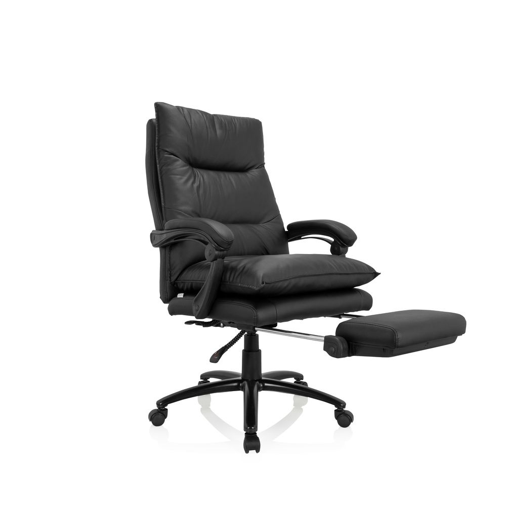 B-Ware My Buero Chefsessel Relax Cl 200 M It Fußablage Pu Schwarz Sessel Stuhl Drehstühl