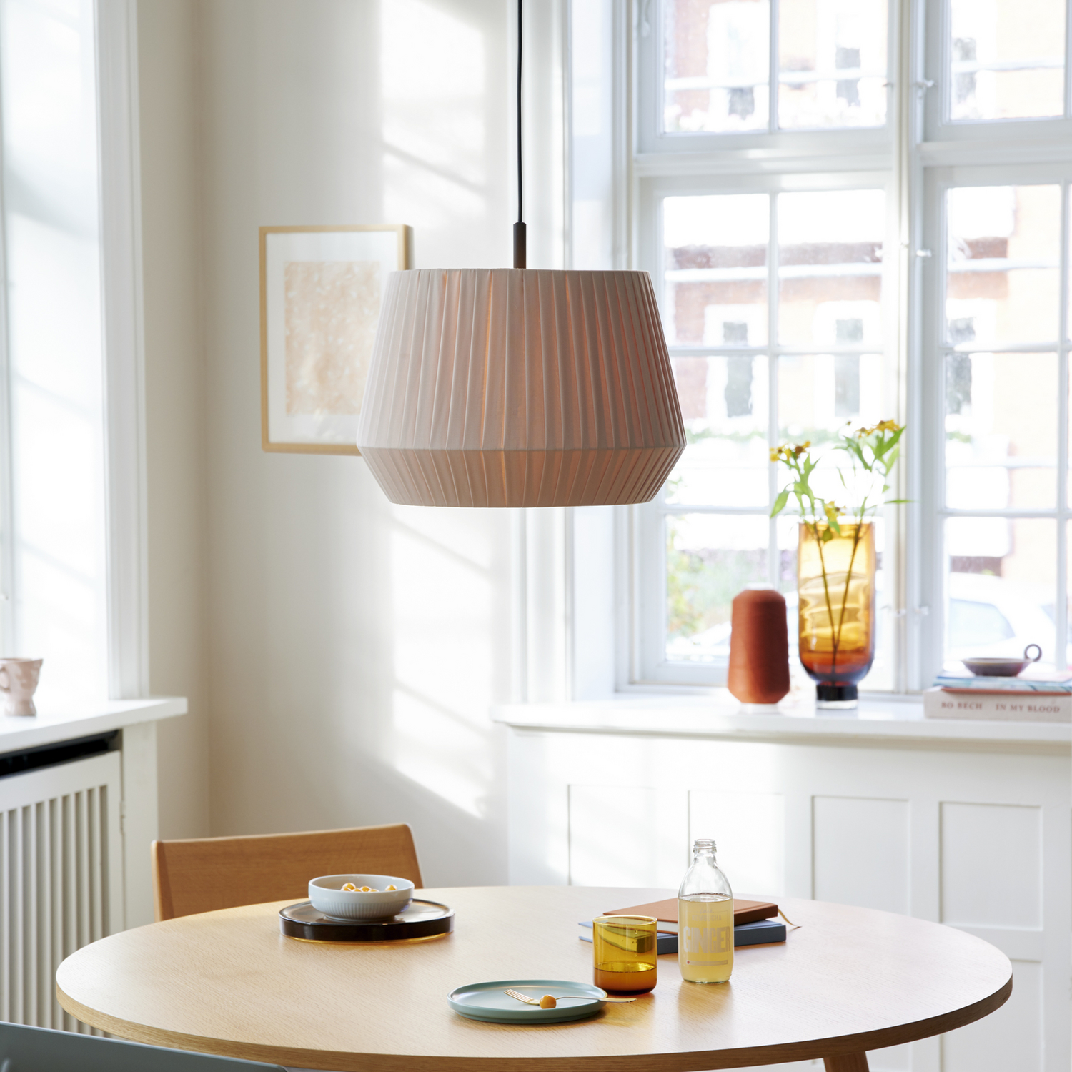 B-Ware Nordlux Hängeleuchte Dicte Handgebunden ø 40 Cm Amber Hängelampe Lampe Leuc673