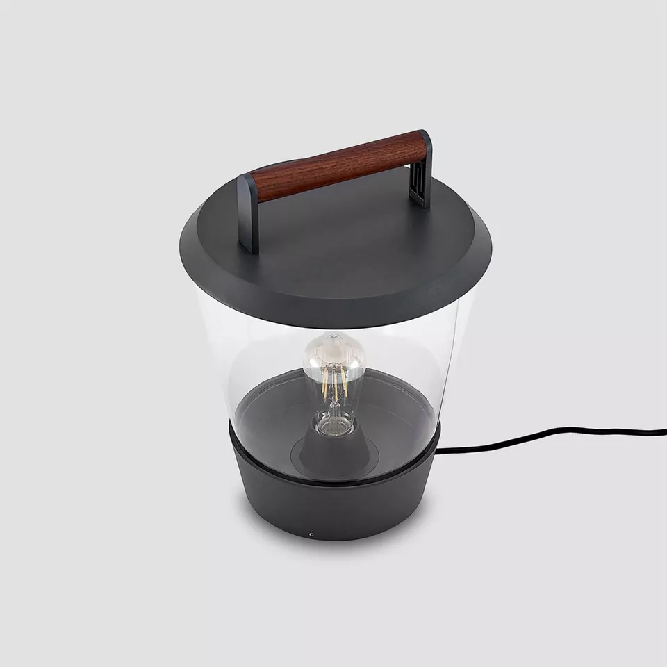 Lucande Larkyn Tischleuchte Gartenbeleuchtung Spritzwassergeschutzt Lampe