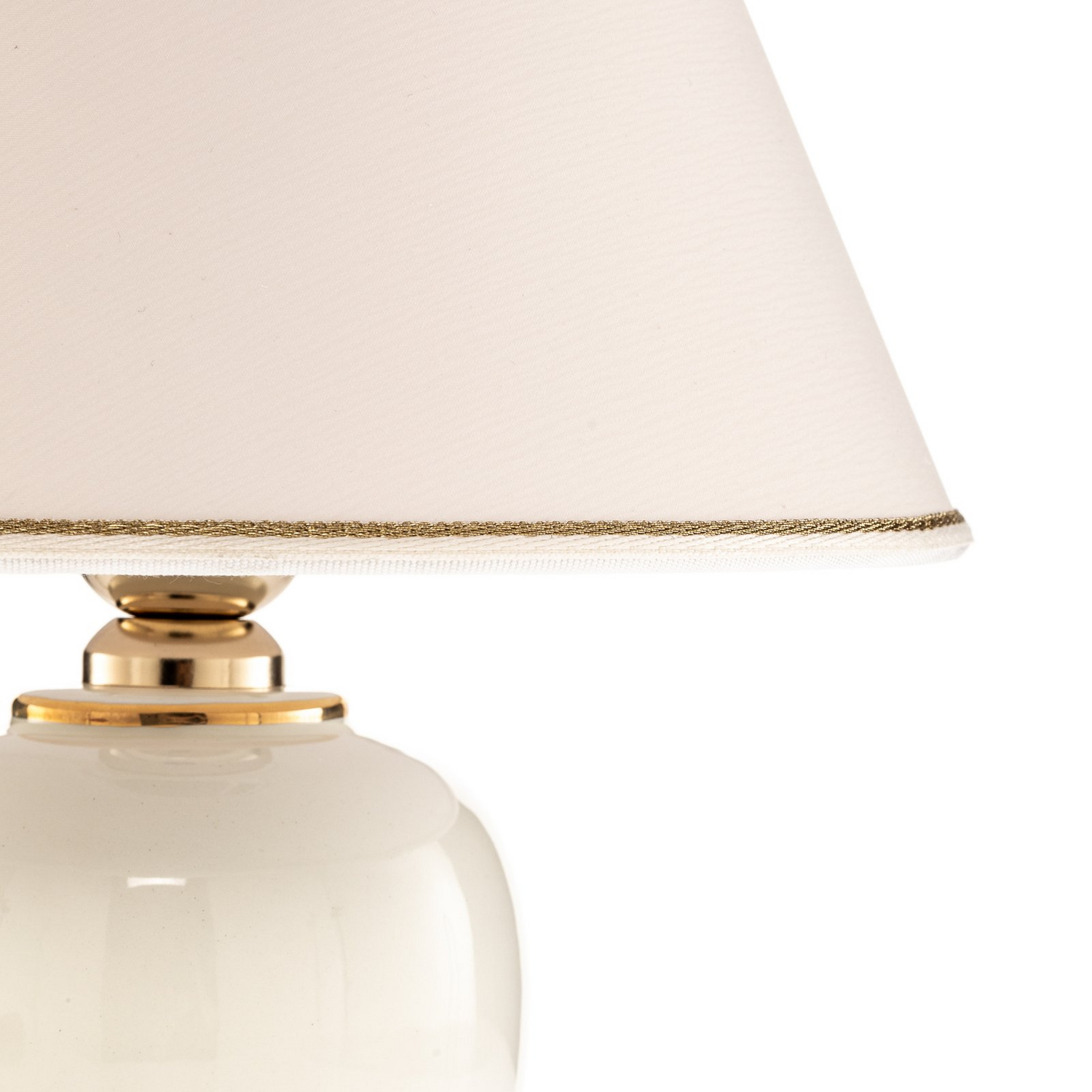 Austrolux Tischleuchte Giardino Avorio 25 Cm Keramik Weiß Tischlampe Stehlampe B-Ware