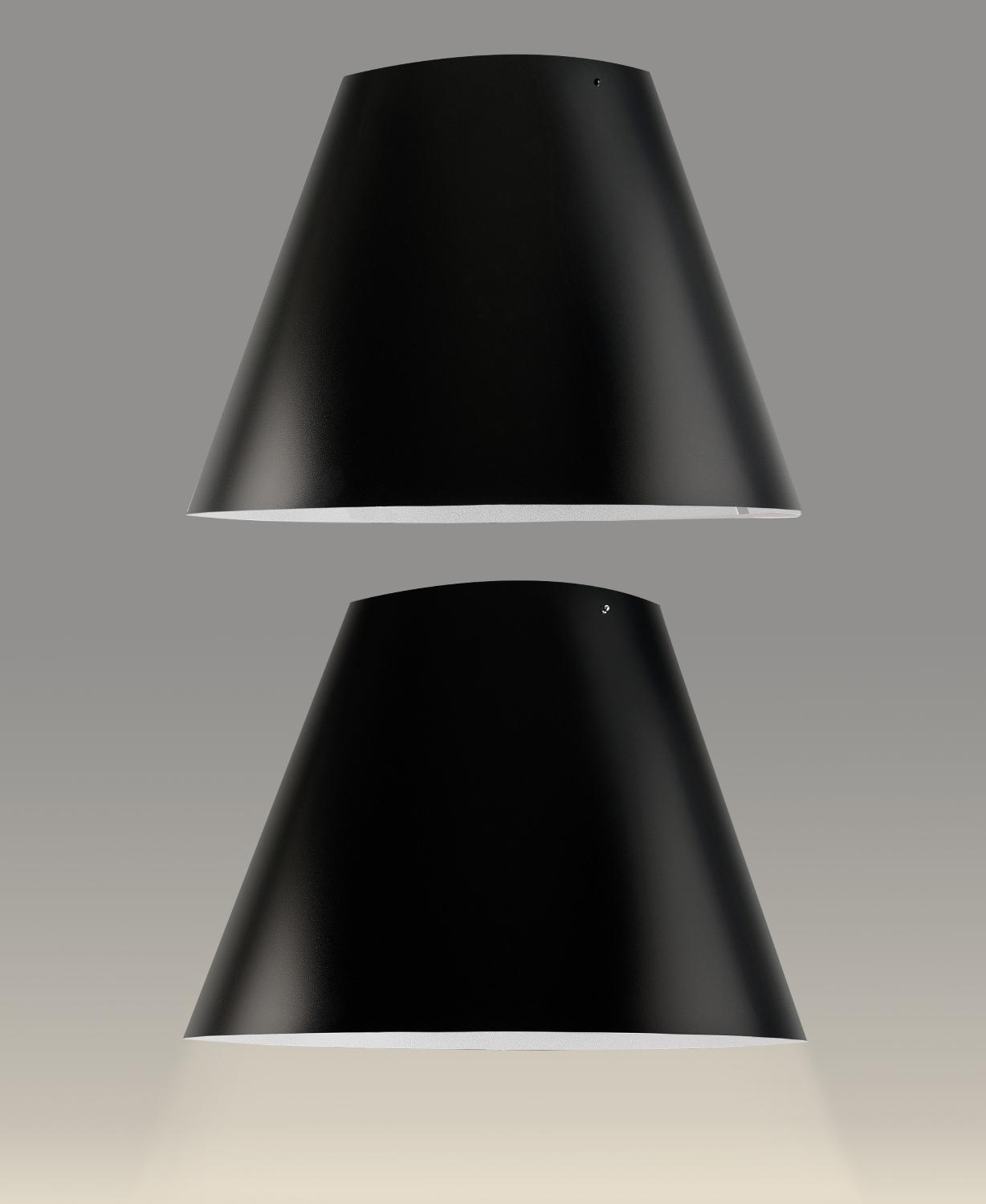 Luceplan Costanzina Schirm D13pi/1/2 Liquorice Black Lampe Leuchte Stehleuchte B-Ware