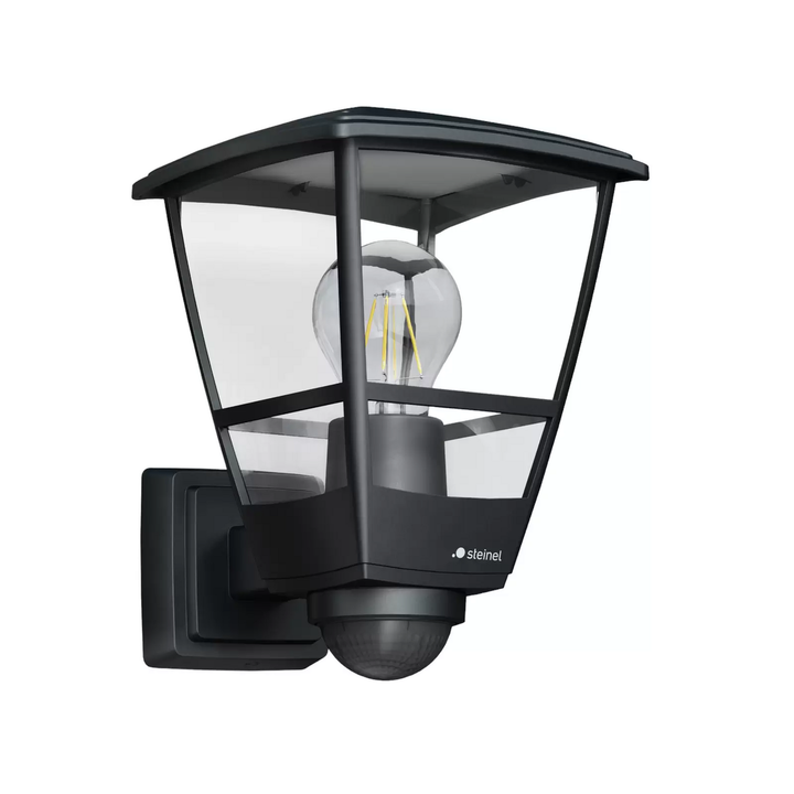 STEINEL L 10 S Außenwandlampe Wandlampe Außenlampe Lampe mit Sensor schwarz