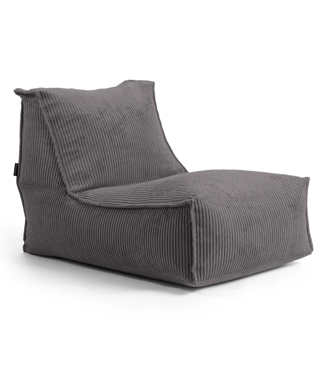 mokebo  'Der Gelassene' Sitzsack Bean Bag Relaxliege Bodenkissen Anthrazit