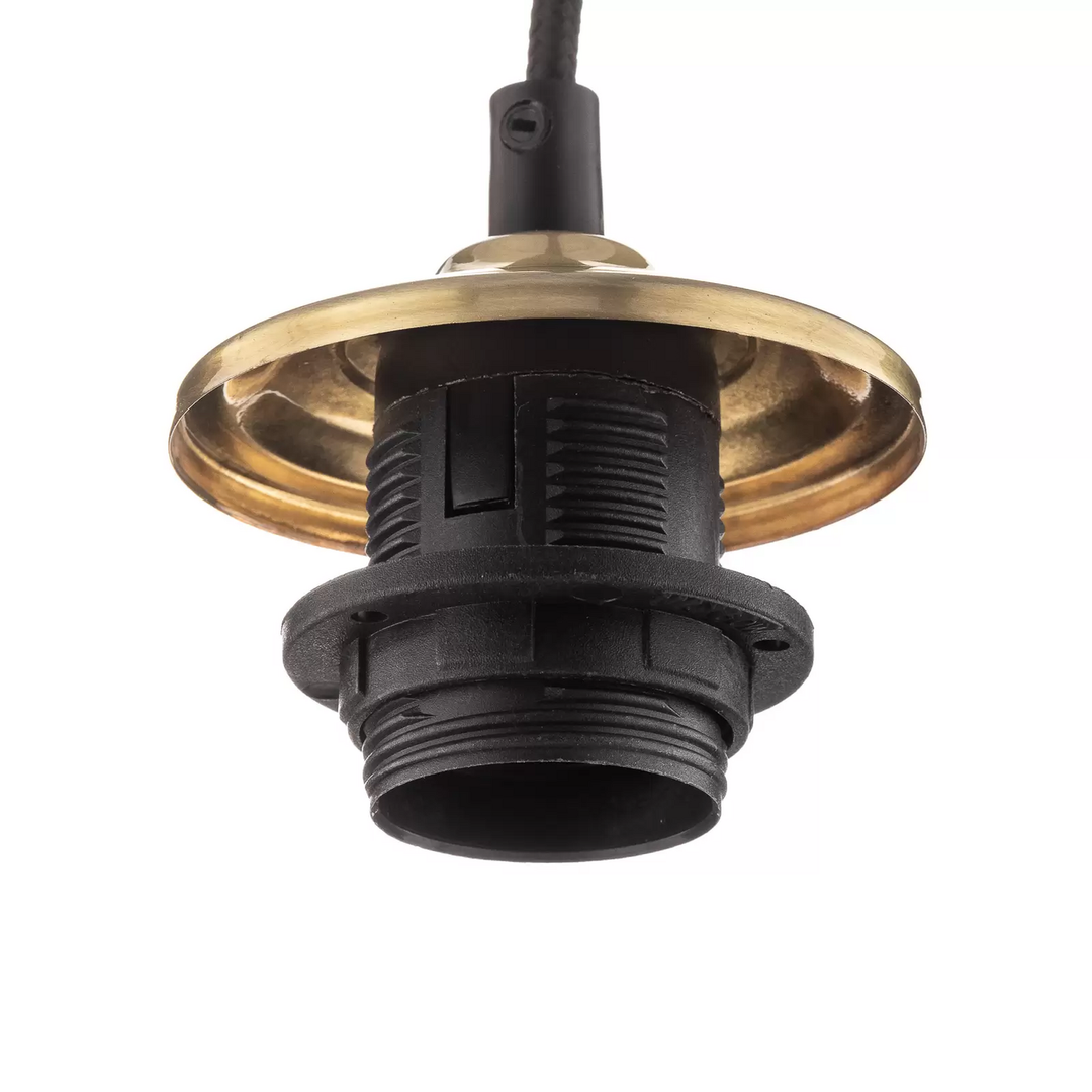 Hängeleuchte Tezeusz Glasschirm Rauchgrau ø 17cm Hängelampe Lampe Leuchte Spot B-Ware - 5904496319231