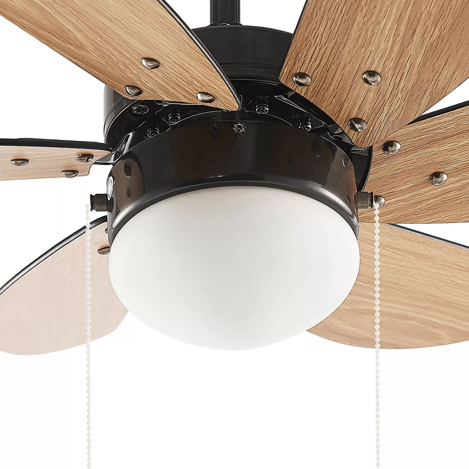B-Ware Lindby Deckenventilator Mit Licht Minja Schwarz Leise 78 Cm Ventilator Lampe Led
