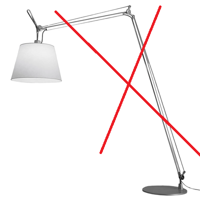 Tolomeo Maxi Led Stehleuchte Leselampe Lampe Stehlampe Siehe Text/Foto928 B-Ware