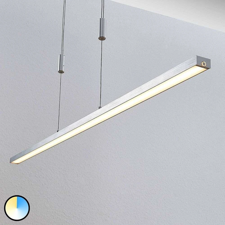 Lucande Myron Led Hängeleuchte Pendelleuchte Deckenlampe Lampe Alu Touchdim35 B-Ware