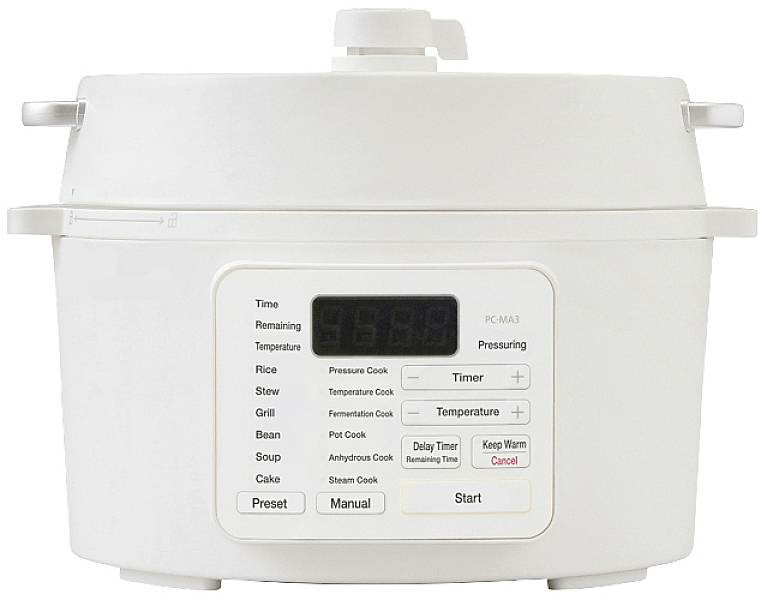 Multicuiseur WOOZOO by Ohyama Blanc, fonction minuterie, réglage automatique de la température, 265