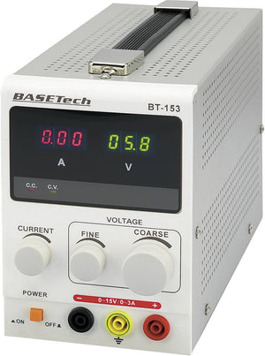 B-Ware Basetech Bt 153 Labornetzgerät Netzteil Labornetzteil Einstellbar 0   15 V/Dc