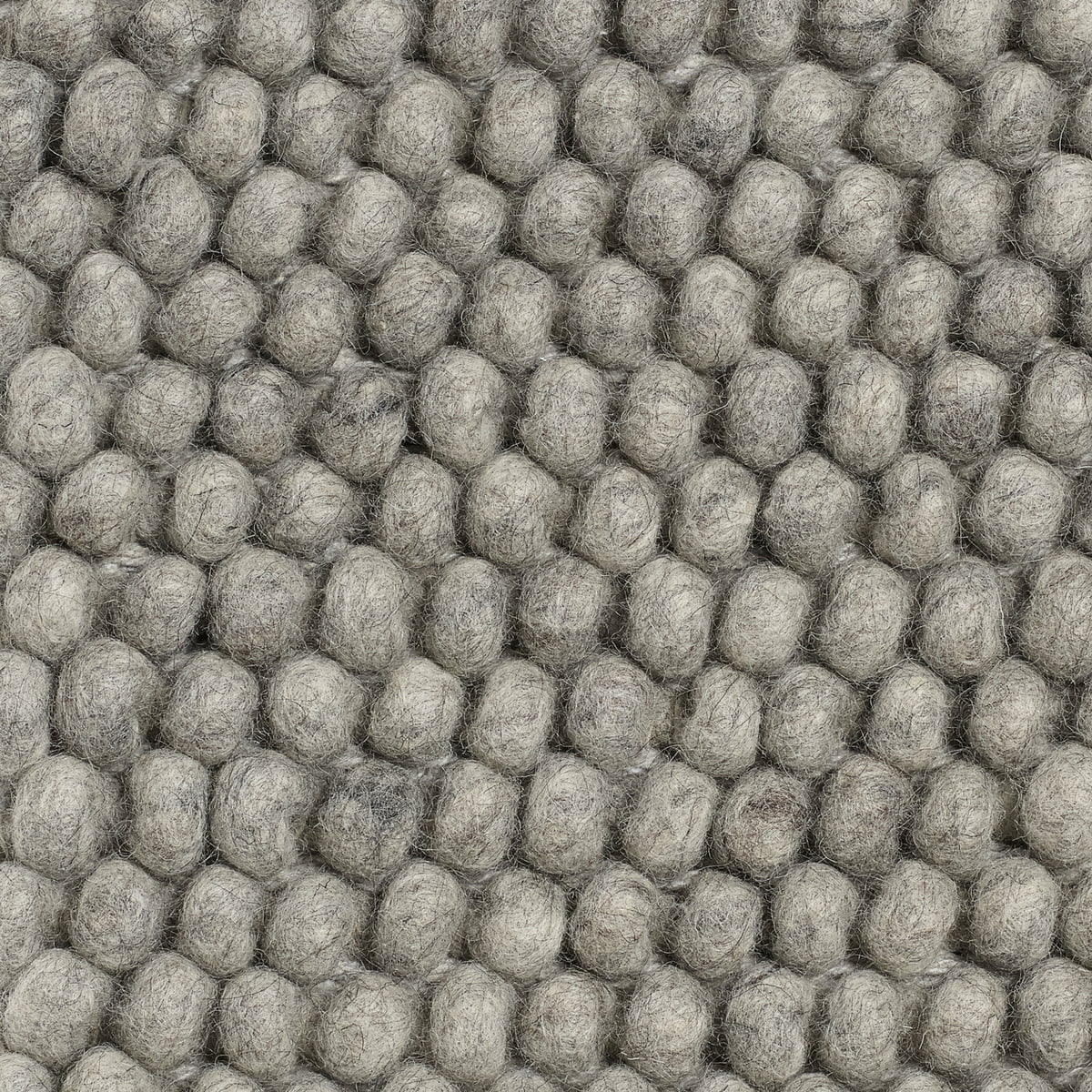 Hay Peas Teppich Flachgewebeteppich Vorleger Läufer Baumwolle 80x140cm Soft Grey B-Ware