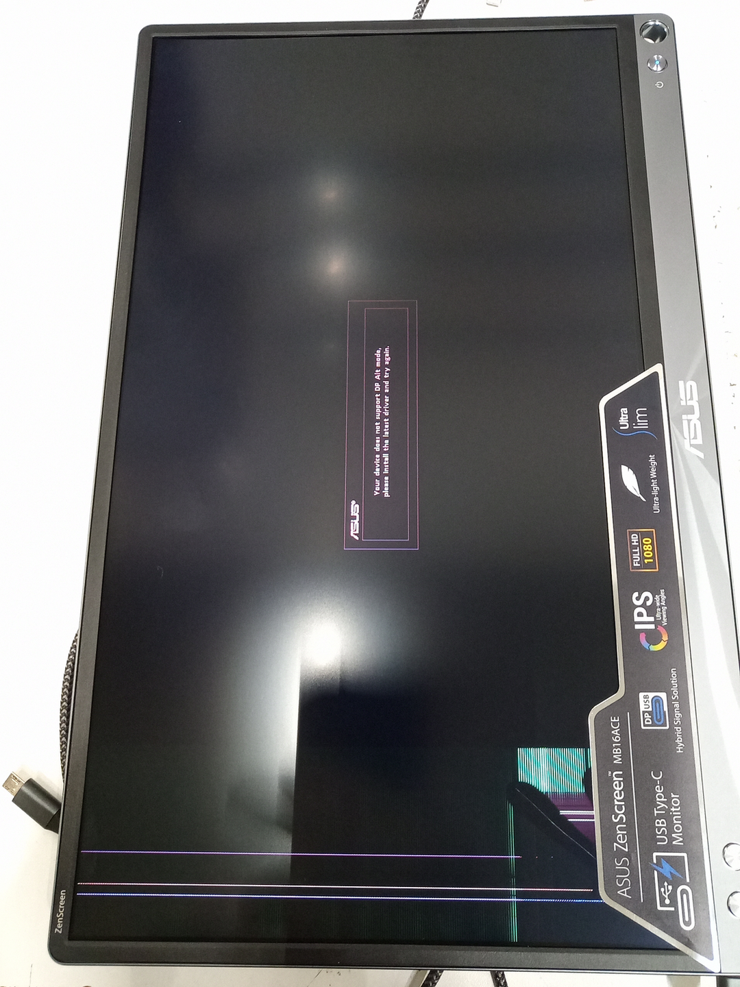 Asus MB16ACE LED-Monitor Display Monitor 15.6 Zoll DEFEKTWARE