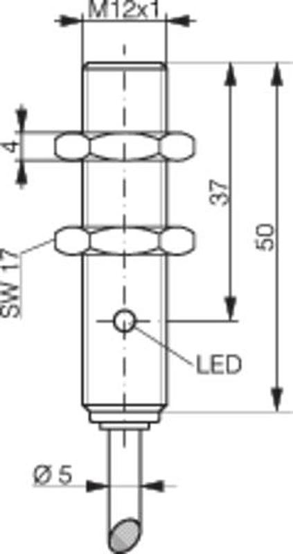 Contrinex DW-AD-523-M12 Induktiver Näherungsschalter -Sensor M12 bündig PNP
