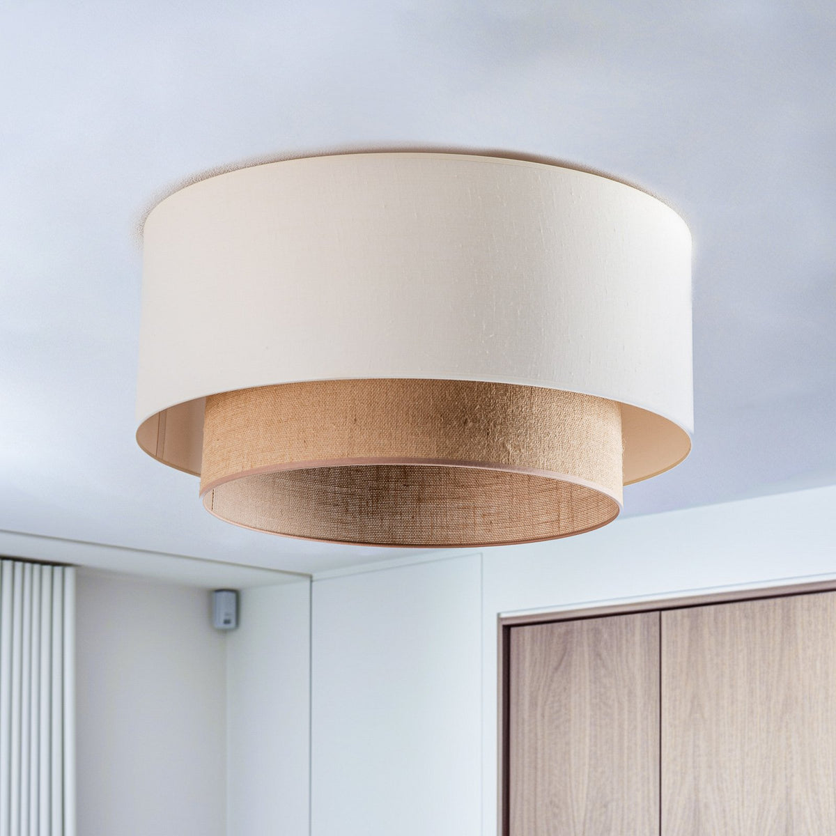 Duolla Deckenlampe Boho Deckenlampe Deko-Deckenlicht E27 Ø 60 cm ecru Jute - 5903689189651