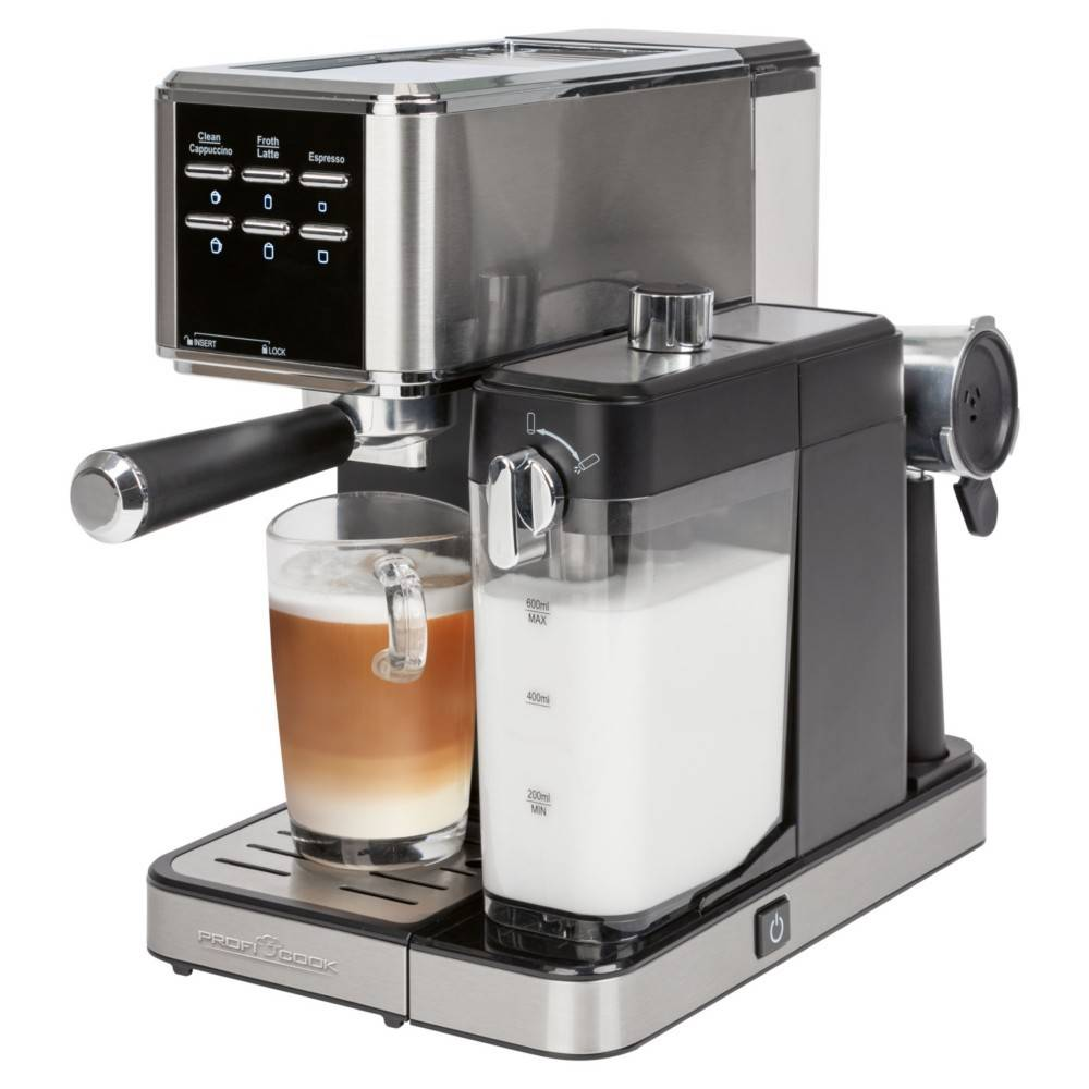 Profi Cook PC-ES-KA 1266 Espressomaschine mit automatischem Milchaufschäumer