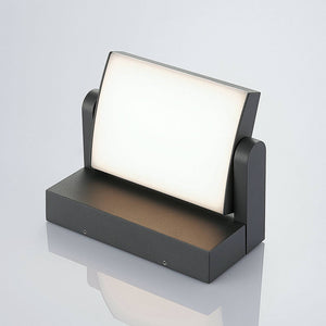 B-Ware Lindby Außenwandleuchte Wandlampe LED Sherin dunkelgrau schwenkbar