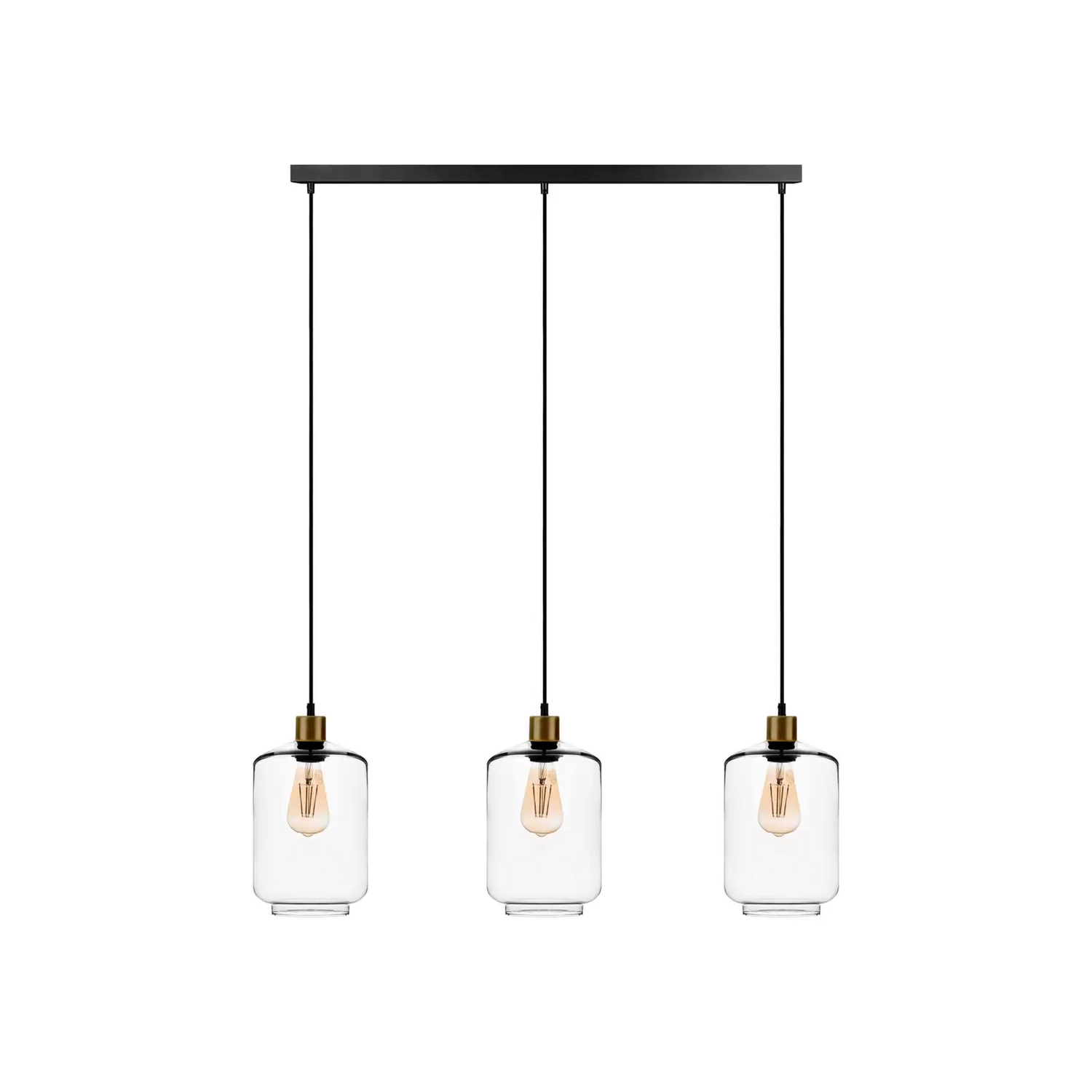 Hängelampe Tube 3 Flg Lampe Leuchte Hängeleuchte Deckenlampe 3 Flg Rauchglas B-Ware - 5904496316261