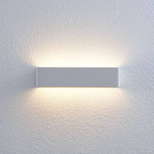 Applique murale LED Lindby Lonisa, lampe de couloir, LED 10W, blanche, produit de seconde main