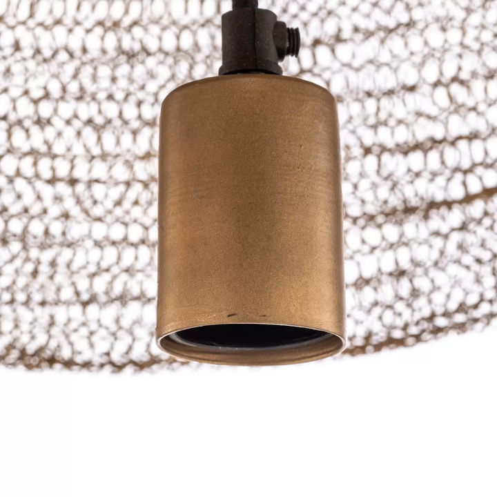 Lindby Hängeleuchte Kaviya ø 40 Cm Goldfarben Eisen E27 Hängelampe Lampe Leuc272 B-Ware - 4251911779301