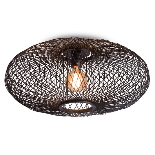 Good & Mojo Cango Deckenleuchte Ellipse Deckenlampe Deckenlicht Leuchte Schwarz B-Ware - 8716248086585