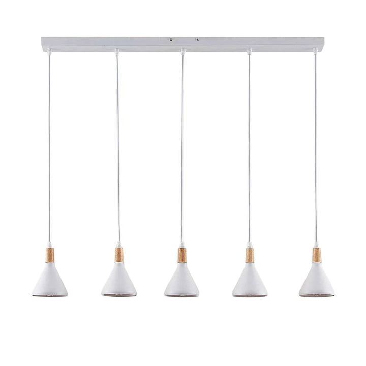 Lindby Led Pendelleuchte Arina Hängeleuchte Deckenlampe Lampe Weiß 5 Flammig822 B-Ware
