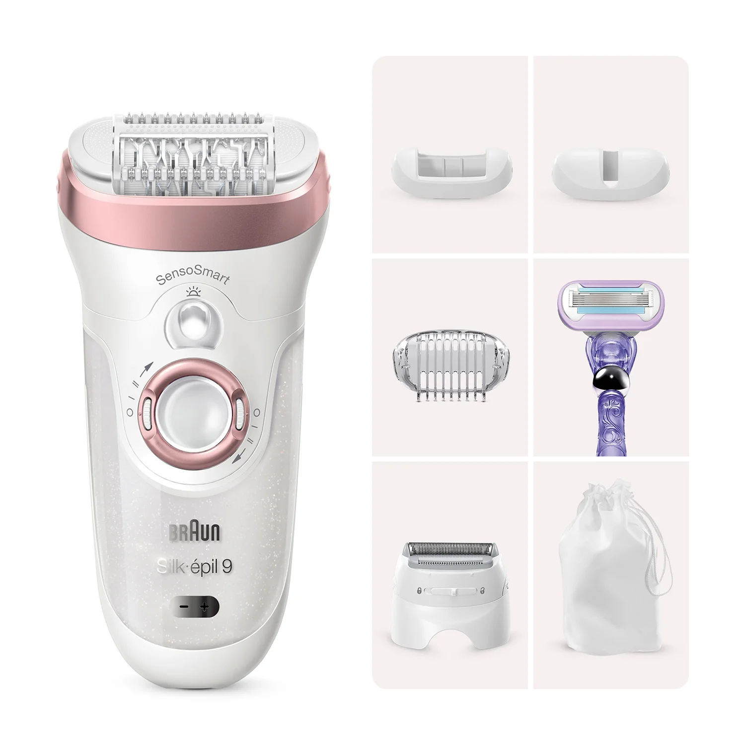 Braun Silk épil 9 9 870 – Epilierer Für Frauen Für Eine Langanhaltende Haarentfe B-Ware