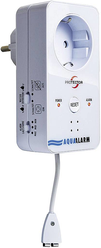 B-Ware M E Modern Electronics Wa 5 Wassermelder Mit Externem Sensor Netzbetrieben