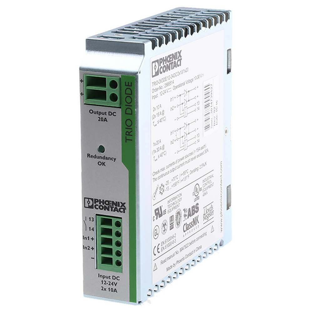 Phoenix Contact 2866514 Hutschienen Redundanz Modul Netzteil Trafo Treiber20 A B-Ware