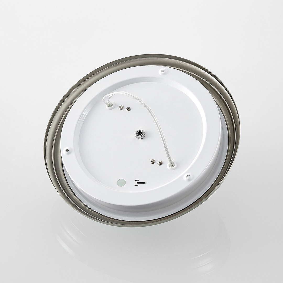 Lindby Pakka Deckenlampe Deckenlampe Lampe Leuchte E27 Nickel Satiniert813 B-Ware - 4251096583465